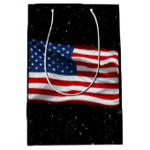 Stars and Stripes USA Patriottic American Flag Medium Cadeauzakje (Voorkant)