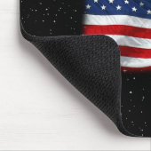 Stars and Stripes USA Patriottic American Flag Muismat (Hoek)