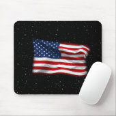 Stars and Stripes USA Patriottic American Flag Muismat (Met muis)