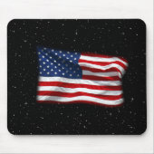 Stars and Stripes USA Patriottic American Flag Muismat (Voorkant)