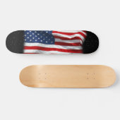 Stars and Stripes USA Patriottic American Flag Persoonlijk Skateboard (Horizontaal)