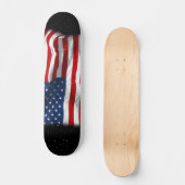 Stars and Stripes USA Patriottic American Flag Persoonlijk Skateboard (Voorkant)