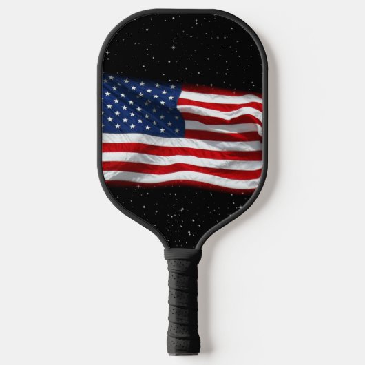 Stars and Stripes USA Patriottic American Flag Pickleball Paddle (Voorkant)
