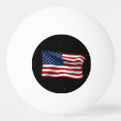 Stars and Stripes USA Patriottic American Flag Pingpongbal (Achterkant)