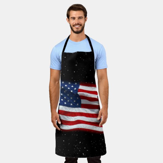 Stars and Stripes USA Patriottic American Flag Schort (Gedragen)