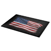 Stars and Stripes USA Patriottic American Flag Snijplank (Hoek)