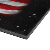 Stars and Stripes USA Patriottic American Flag Snijplank (Hoek)