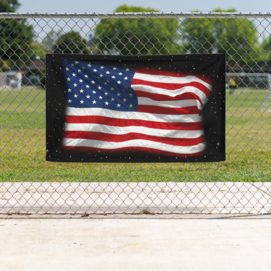 Stars and Stripes USA Patriottic American Flag Spandoek (Insitu)