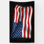 Stars and Stripes USA Patriottic American Flag Spandoek (Verticaal)