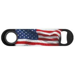 Stars and Stripes USA Patriottic American Flag Speed Flessenopener