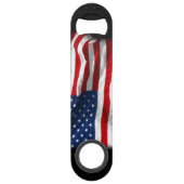 Stars and Stripes USA Patriottic American Flag Speed Flessenopener (Voorkant)