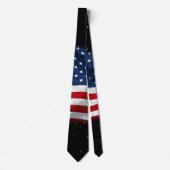 Stars and Stripes USA Patriottic American Flag Stropdas (Voorkant)