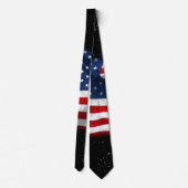 Stars and Stripes USA Patriottic American Flag Stropdas (Achterkant)
