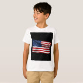 Stars and Stripes USA Patriottic American Flag T-shirt (Voorkant volledig)