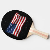 Stars and Stripes USA Patriottic American Flag Tafeltennisbatje (Zijkant)