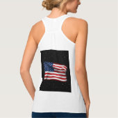 Stars and Stripes USA Patriottic American Flag Tanktop (Achterkant)