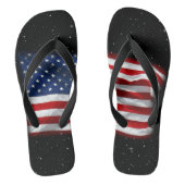 Stars and Stripes USA Patriottic American Flag Teenslippers (Voetbed)