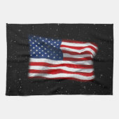 Stars and Stripes USA Patriottic American Flag Theedoek (Horizontaal)