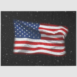 Stars and Stripes USA Patriottic American Flag Tissuepapier