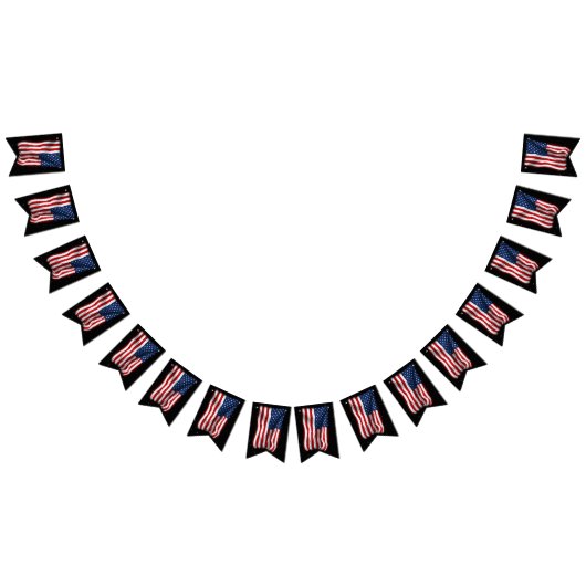 Stars and Stripes USA Patriottic American Flag Vlaggetjes (Alle)