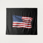 Stars and Stripes USA Patriottic American Flag Wandkleed (Voorkant (horizontaal))