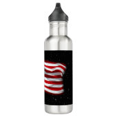 Stars and Stripes USA Patriottic American Flag Waterfles (Rechts)