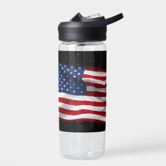 Stars and Stripes USA Patriottic American Flag Waterfles (Links)