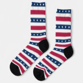Stars and Stripes USA Sokken (Links)