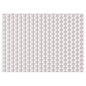 Stars and Stripes USA Star Patriotic White Tafelkleed (Voorkant (Horizontaal))