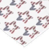 Stars and Stripes USA Star Patriotic White Tafelkleed (Gekanteld)
