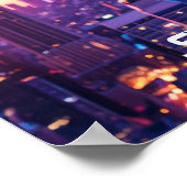 Stars And Stripes Zebra Zanzibar Poster (Hoek)