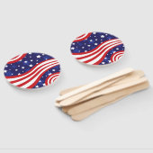 Stars and Stripes zijn golvend Handwaaier (Niet-gemonteerd)
