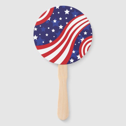 Stars and Stripes zijn golvend Handwaaier (Voorkant)