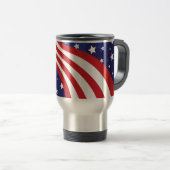 Stars and Stripes zijn golvend Reisbeker (Voorkant rechts)