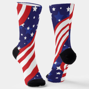 Stars and Stripes zijn golvend Sokken