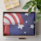 Stars and Stripes zijn golvend Tissuepapier (Geschenk)