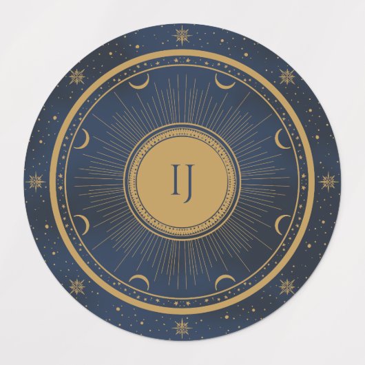 stars and sun labels (Design 1)