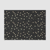 Stars Black Tissuepapier (Voorkant)