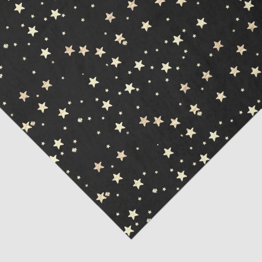 Stars Black Tissuepapier (Detail)