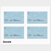 Stars CadeauLabel Rechthoekige Sticker (Vel)