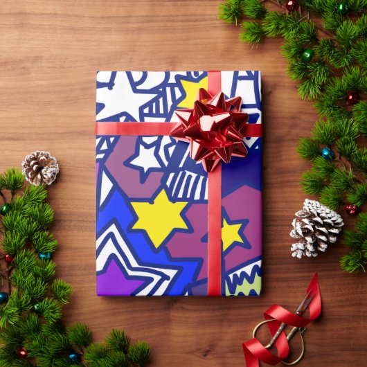 stars cadeaupapier (Feestdagen Geschenken)