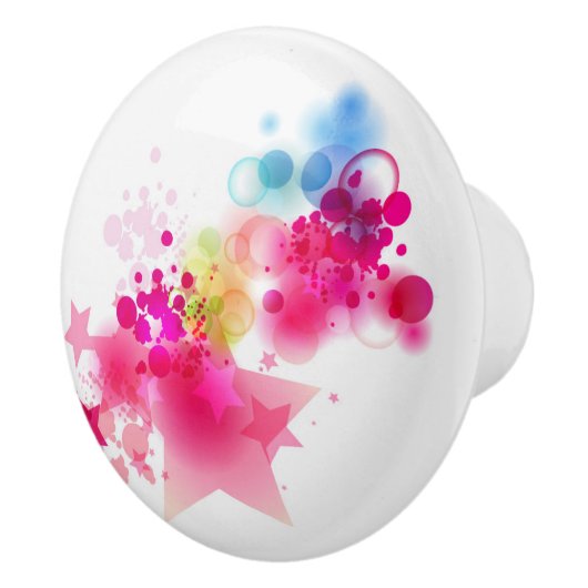 Stars Ceramic Cabinet Knob Keramische Knop (Rechts)