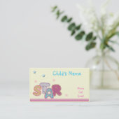Stars Children's Calling Card Contactkaartje (Staand voorkant)