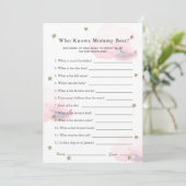 Stars & Clouds die de roze kaart van het spel van  (Staand voorkant)