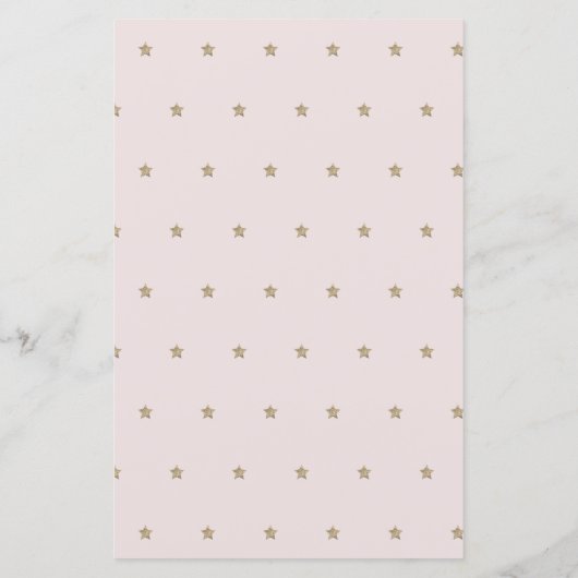 Stars & Clouds Word Scramble Baby shower Roze game (Achterkant)