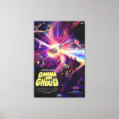 Stars Collision Rainbow Explosion Canvas Afdruk (Voorkant)