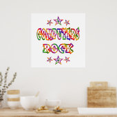 Stars Computers Rock Poster (Keuken)
