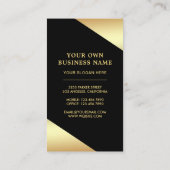 Stars Confetti Fragrance Gold Foil Parfumfles Visitekaartje (Achterkant)