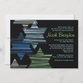 STARS CONNECTION Bar Bat Mitzvah Invitation Kaart (Voorkant)