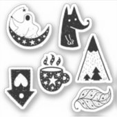 Stars & Constellations Night Sky Collectie Sticker (Voorkant)
